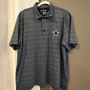 Dallas Cowboys Authentic Men's Short Sleeve Polo Embroidered, Size XL